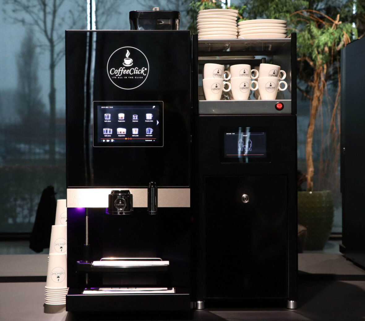 Koffiemachine bij bedrijven op locatie