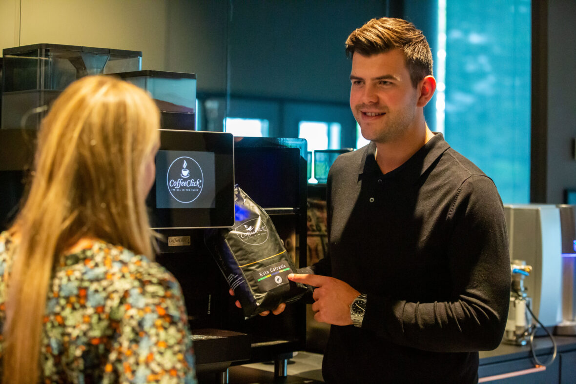 koffiemachine huren demonstratie