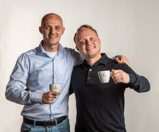 Broers koffie van coffeeclick